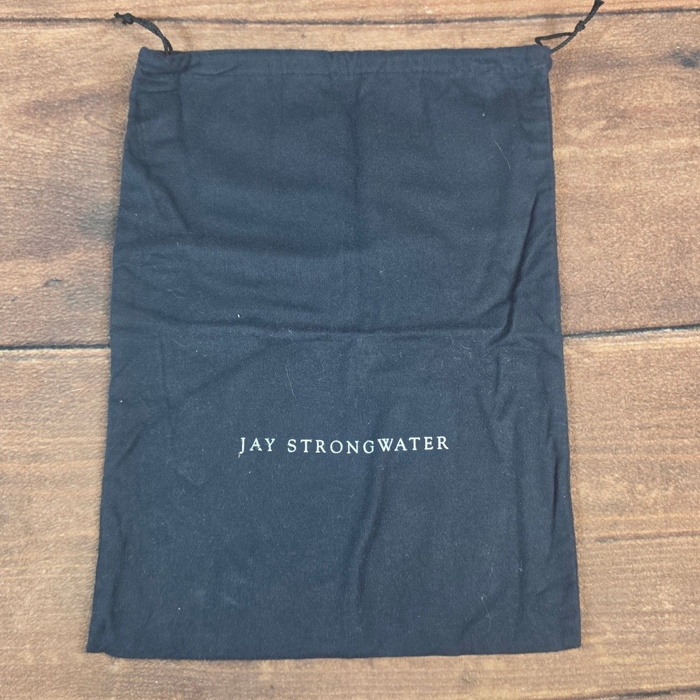 Jay Strongwater Dust Bag Large Black Excellent Drawstring Storage Pouch